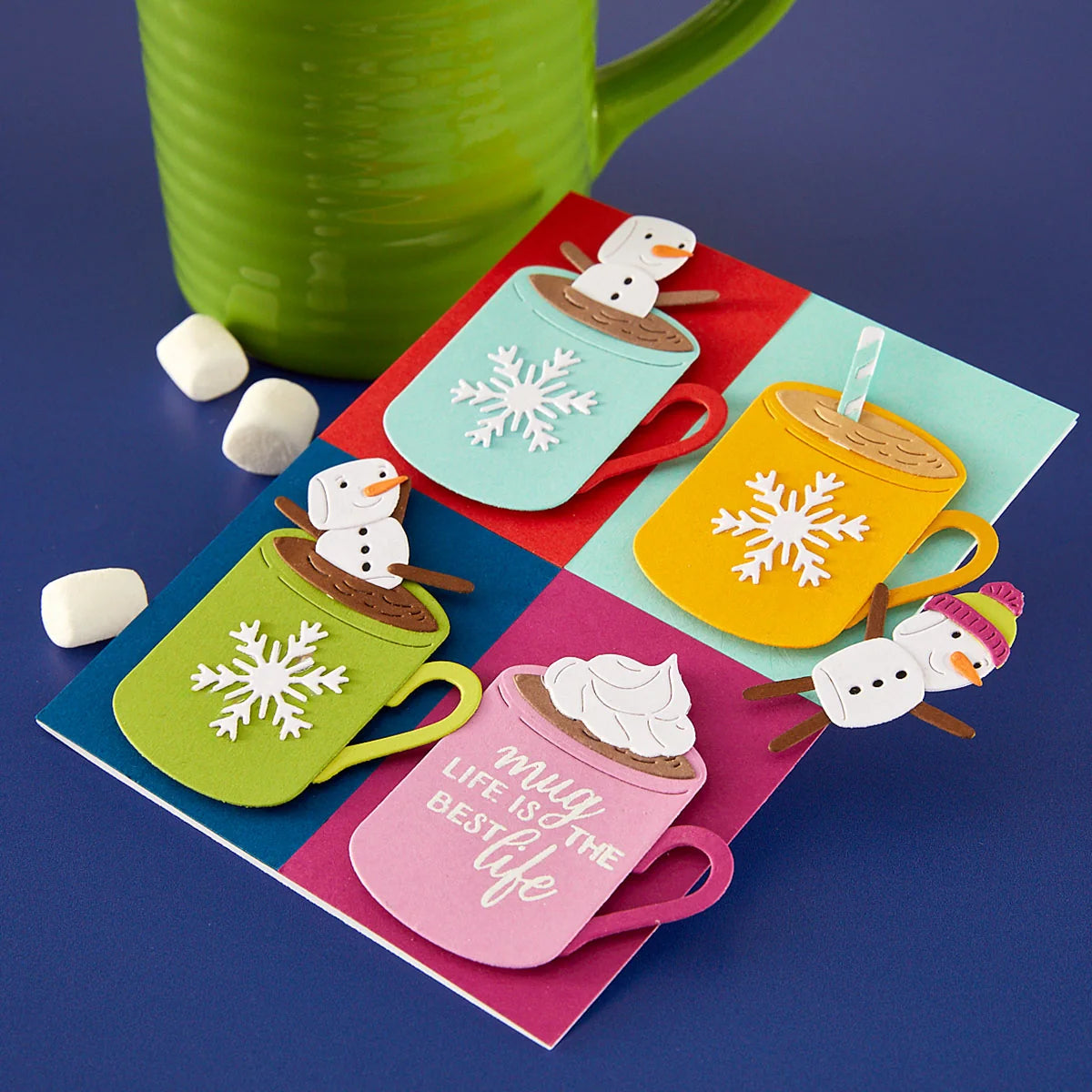 Spellbinders - Dies - Mugs and Kisses - Mug Friends