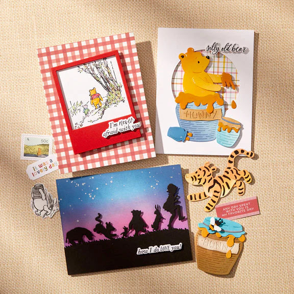 Spellbinders - Dies - Say Cheese Classic Pooh - Pooh's Hunny Pot