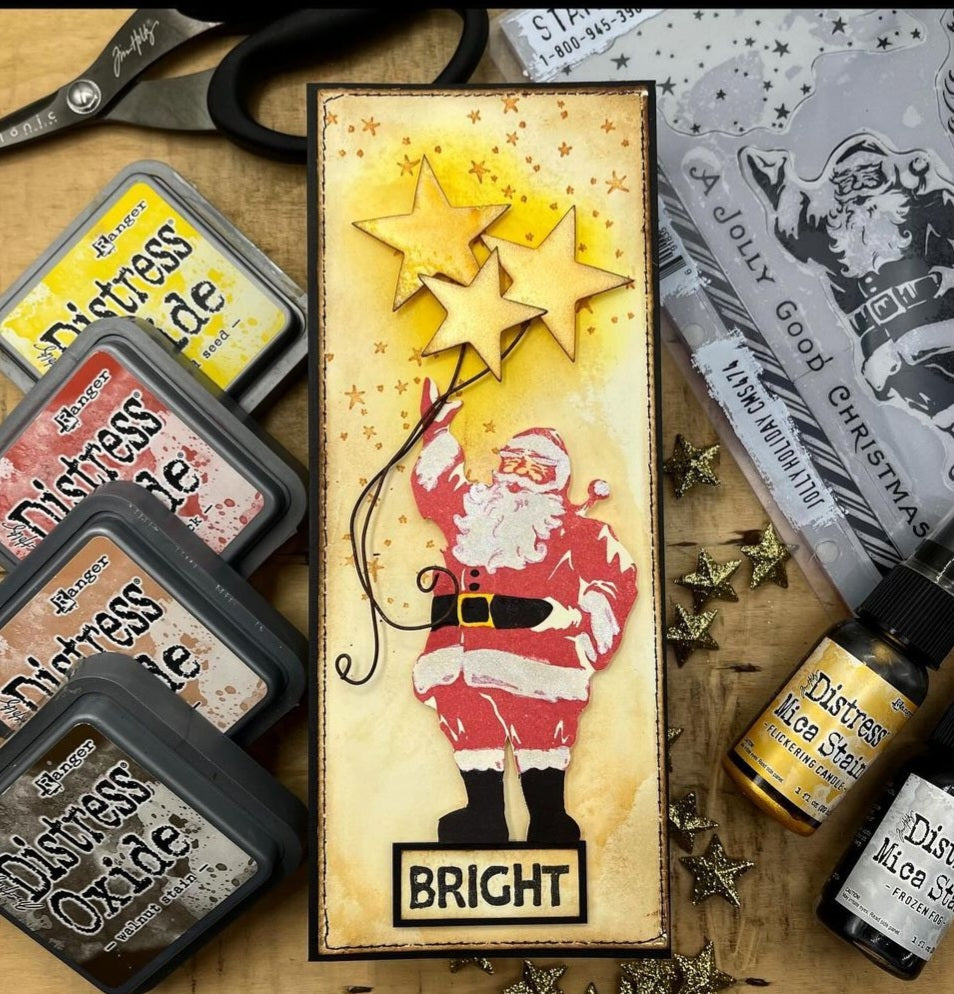 Tim Holtz Collection - Cling Stamps - Jolly Holiday