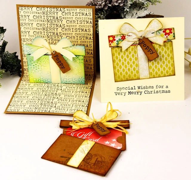 Sizzix - Tim Holtz Alterations - Thinlits - Gift Card Dies