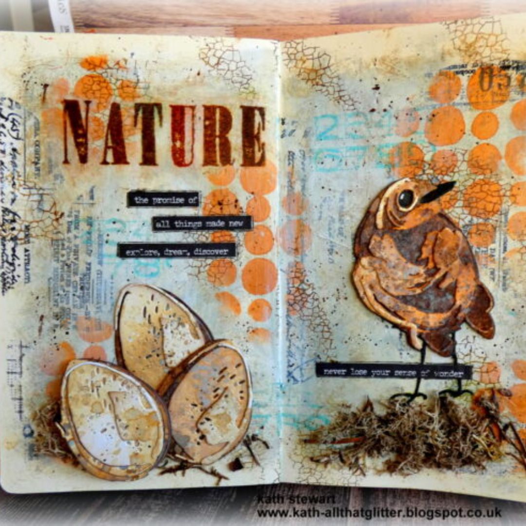 Sizzix - Tim Holtz Alterations - Thinlits Colorize - Bird & Egg