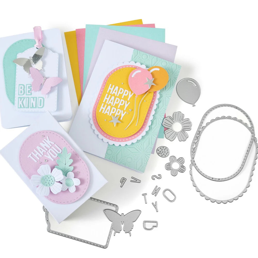 Sizzix - Big Shot Machine - Grey and White - New Edition Starter Kit
