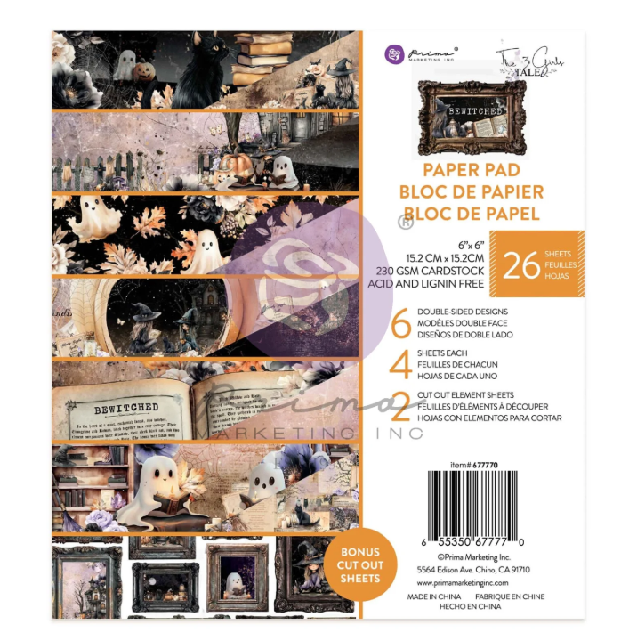 Prima Marketing - Bewitched 6 x 6 Paper Pad