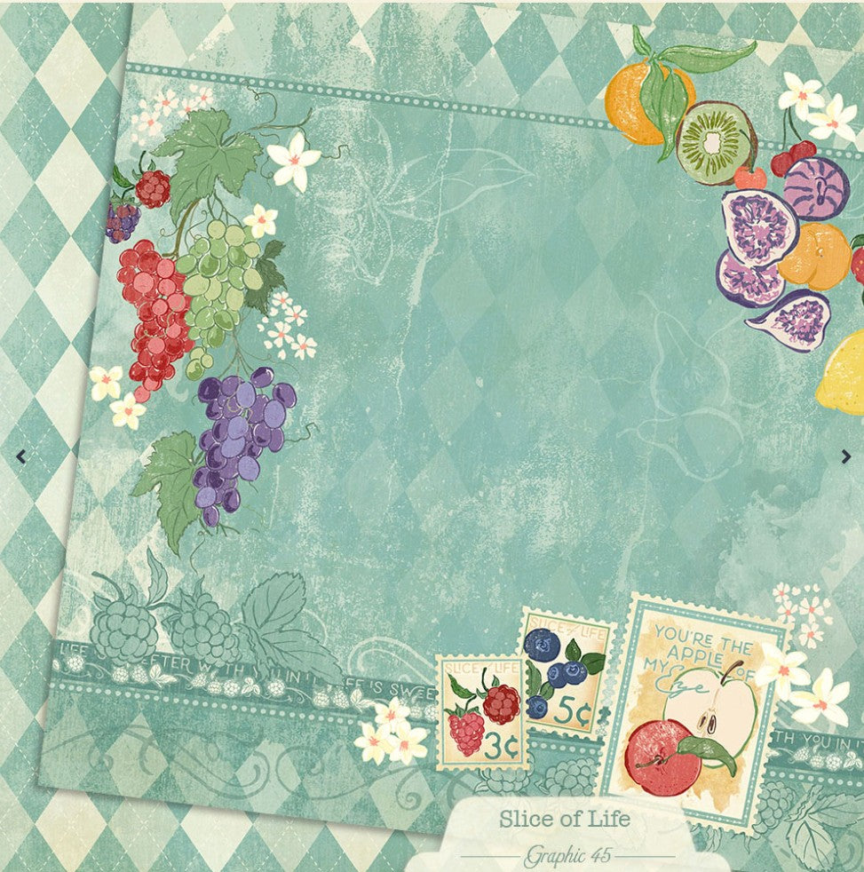 Graphic 45 - Slice of Life - Paper Pad 8x8"