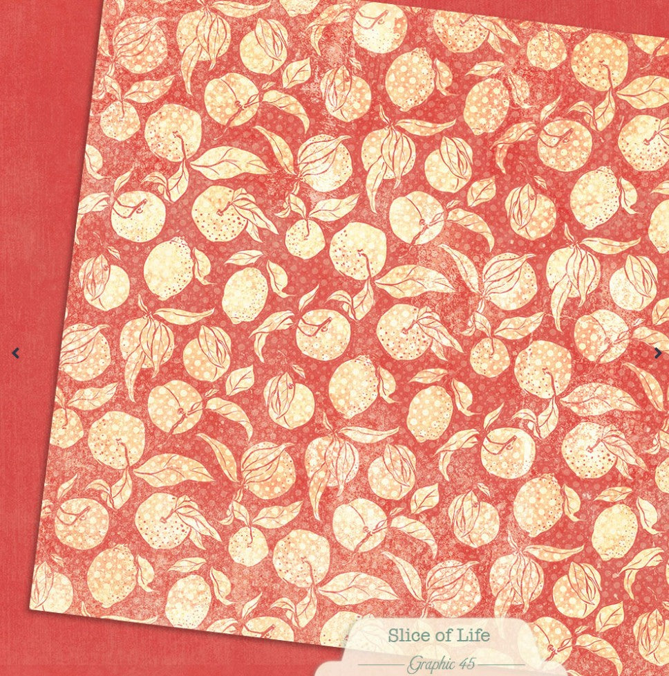 Graphic 45 - Slice of Life - Paper Pad 8x8"