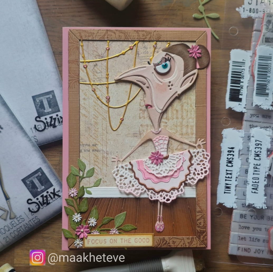 Sizzix - Tim Holtz Alterations - Thinlits - Colorize - The Count