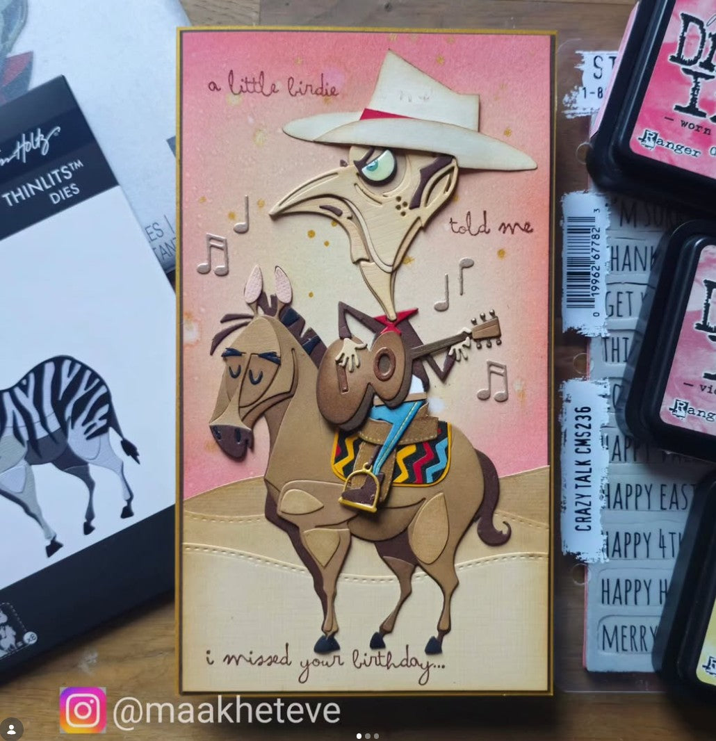 Sizzix - Tim Holtz Alterations - Thinlits - Colorize - The Count