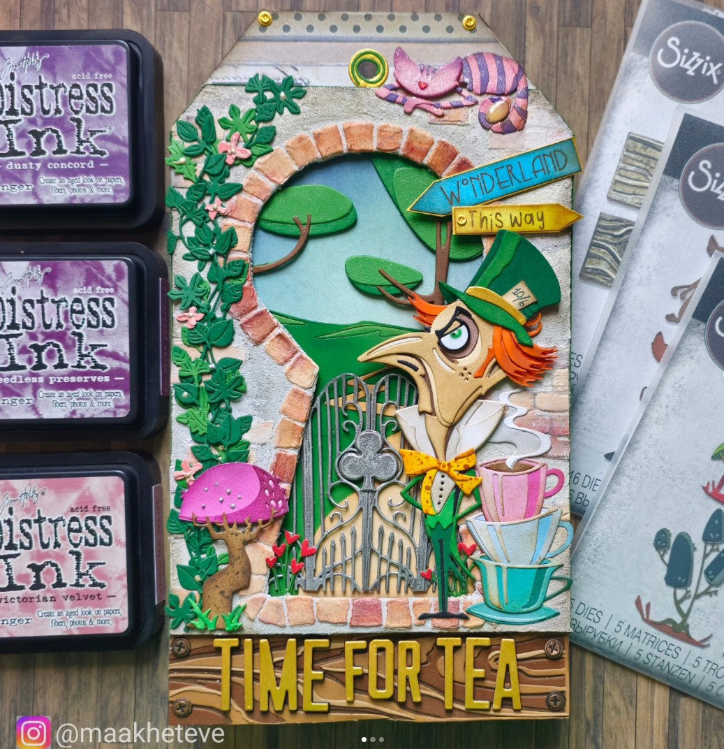 Sizzix - Tim Holtz Alterations - Thinlits - Colorize - The Count