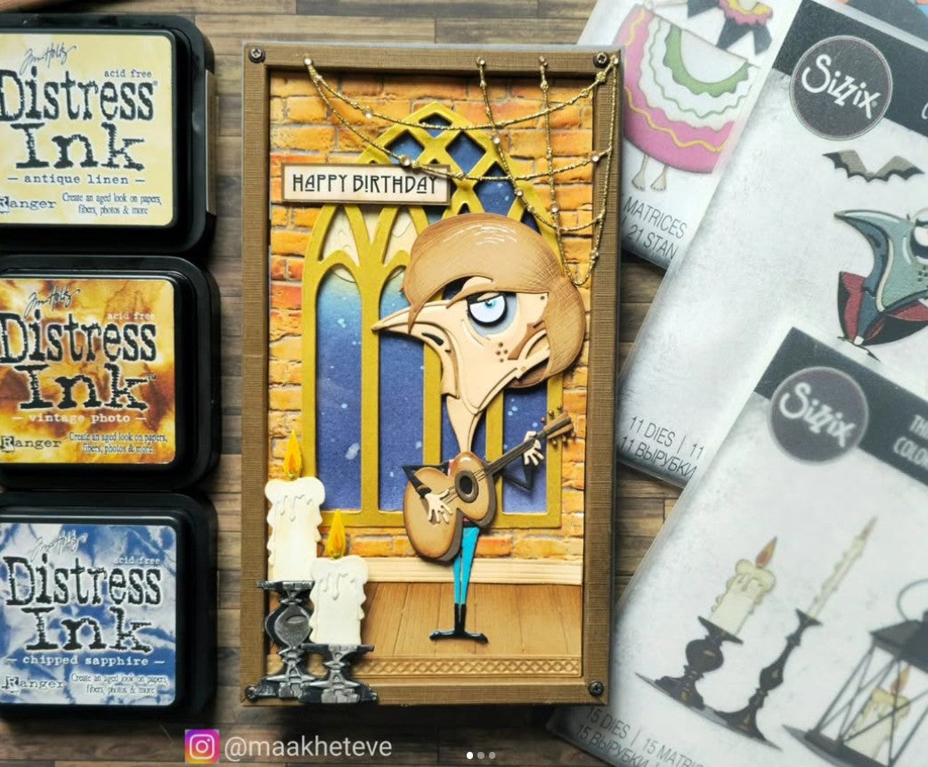 Sizzix - Tim Holtz Alterations - Thinlits - Colorize - The Count