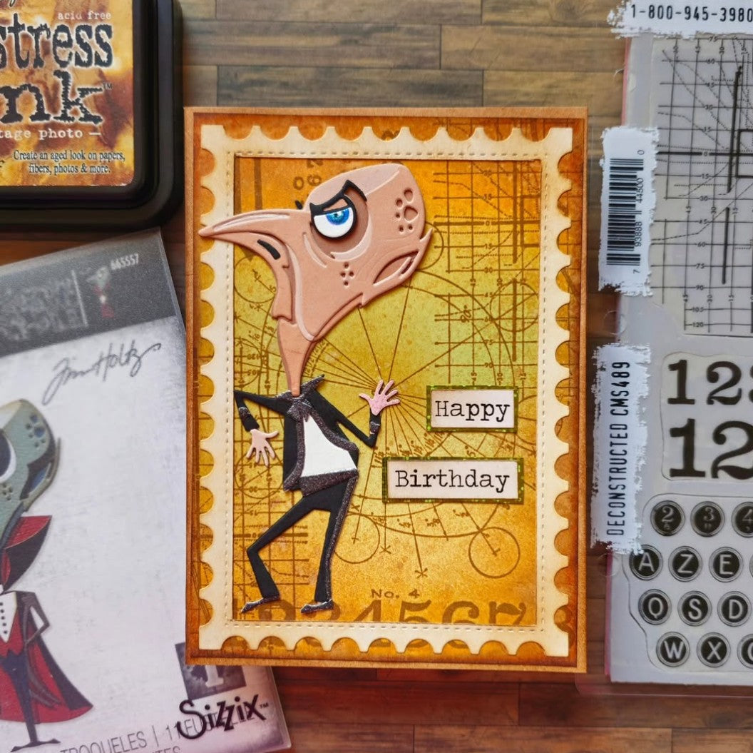 Sizzix - Tim Holtz Alterations - Thinlits - Colorize - The Count