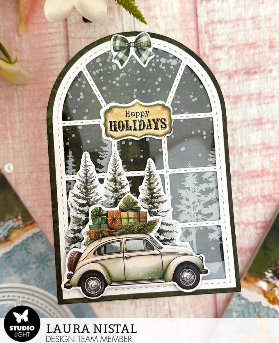 Studiolight - Christmas Forest -  Clear Stamp - Xmas Car