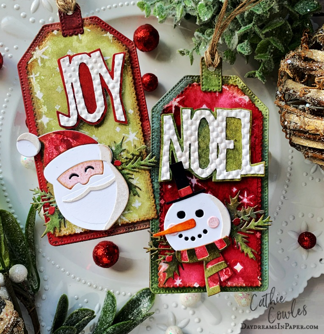 Sizzix - Tim Holtz  - Thinlits - Vault Holiday Tidings