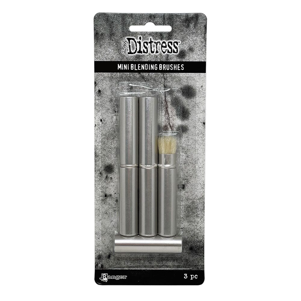 Tim Holtz - Distress Mini Blending Brushes - 3 pk - retractable