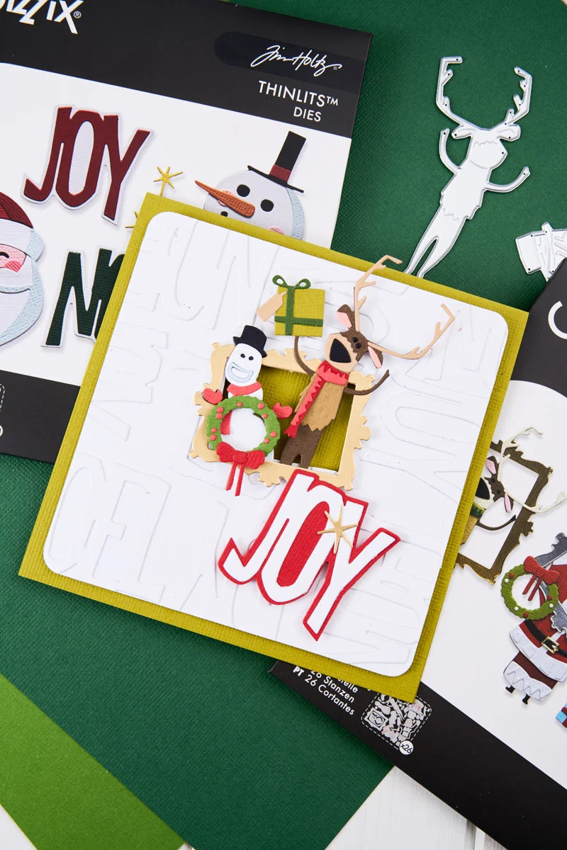 Sizzix - Tim Holtz  - Thinlits - Vault Papercut Christmas