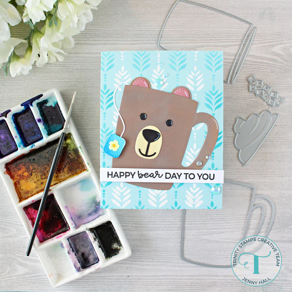 Trinity stamps - Dies - Beary Cute Layered Mug die set