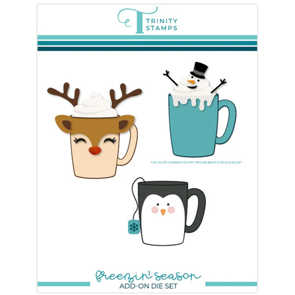 Trinity stamps - Dies - Freezin Season Mug Add-on