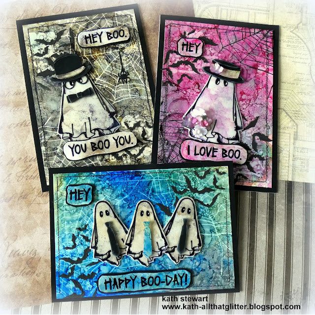 Tim Holtz Collection - Cling Stamps - Boo Crazy