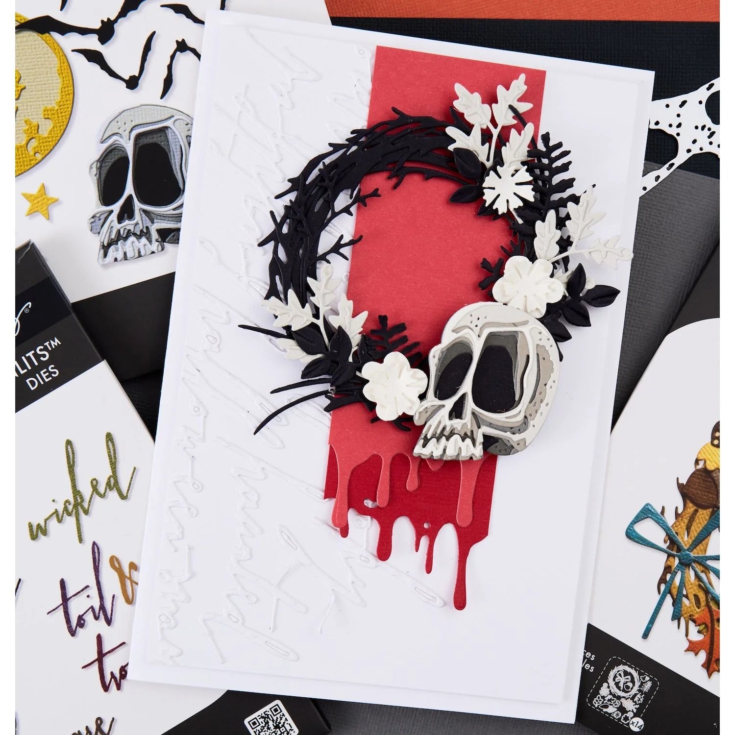 Sizzix - Tim Holtz - Thinlits Dies - Classic Halloween Handwriting
