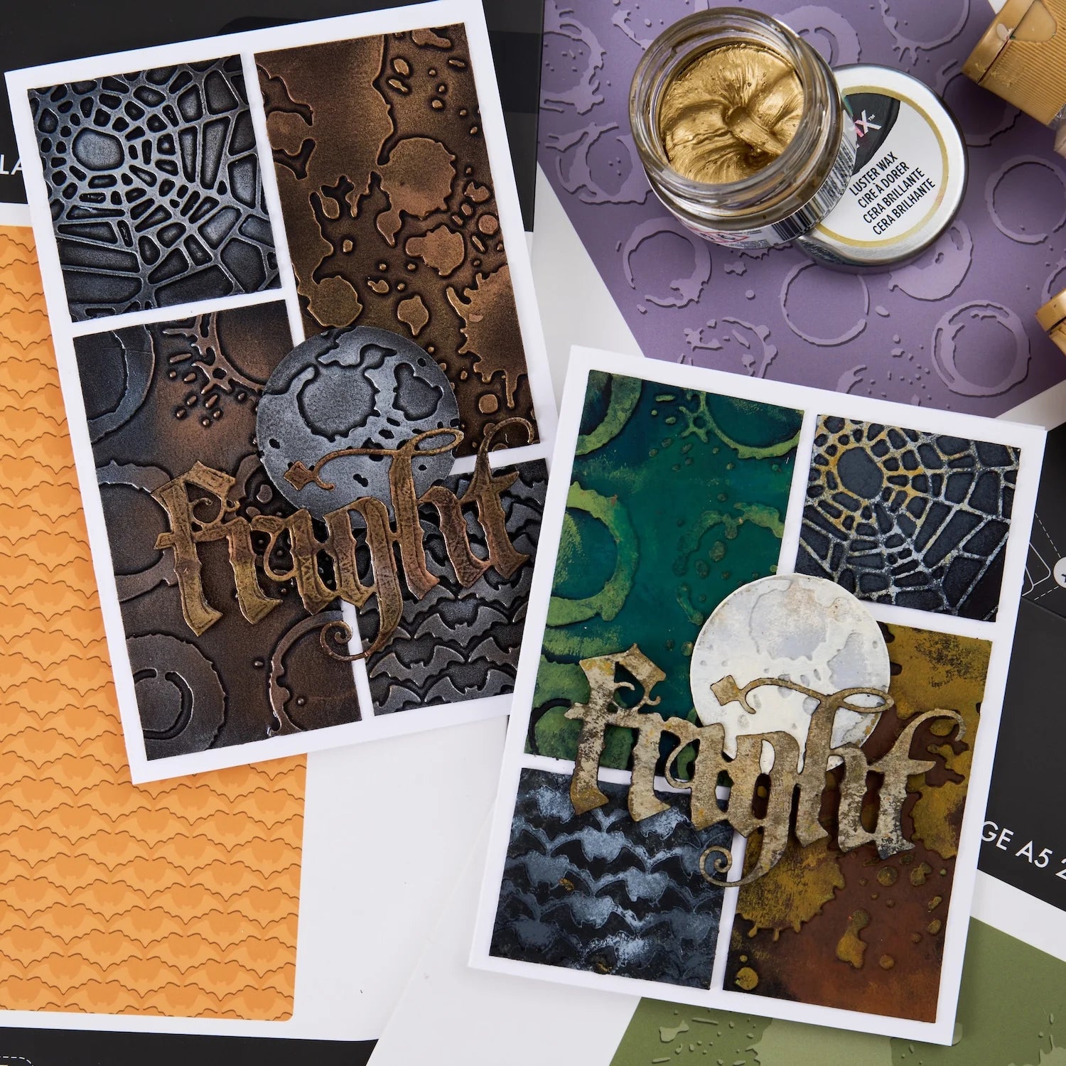 Sizzix - Tim Holtz - 2D Texture Fades w/ A5 Embossing Folder Large Vault Batground