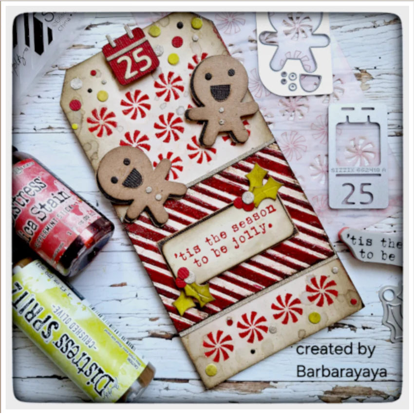 Sizzix - Tim Holtz Alterations - Thinlits - Mini Christmas Things