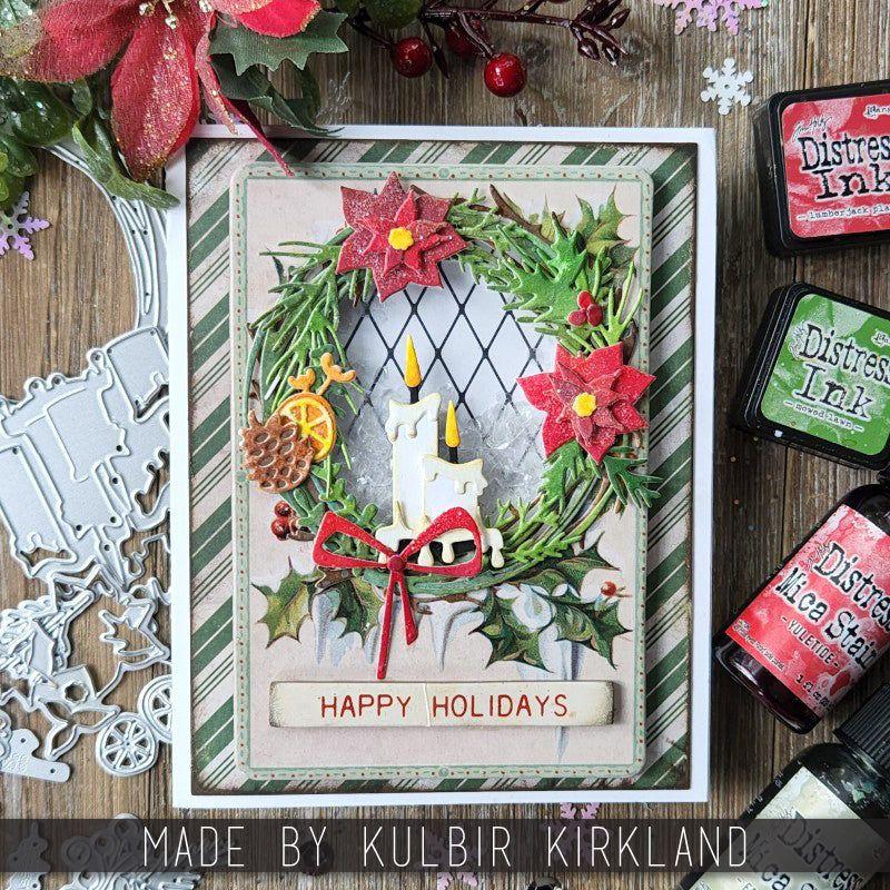 Sizzix - Tim Holtz - Thinlits Dies - Classic 2026 - Festive Wreath