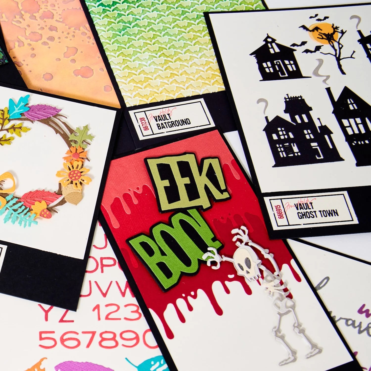 Sizzix - Tim Holtz - Thinlits Dies - Vault Frights + Bones