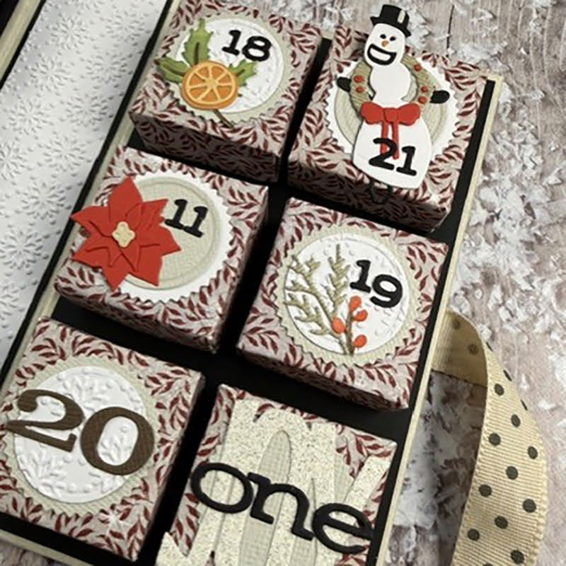 Sizzix - Tim Holtz - 2D Texture Fades w/ A5 Embossing Folder Vault - Snowflakes 3 Large