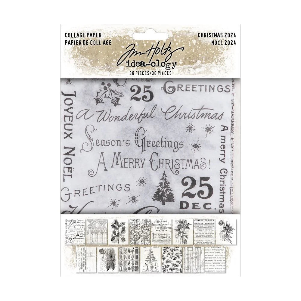 Tim Holtz - Idea-ology - Christmas 2024 - Collage Paper