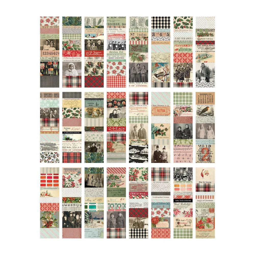 Tim Holtz - Idea-ology -  Christmas 2024  - Christmas Large Collage Strips