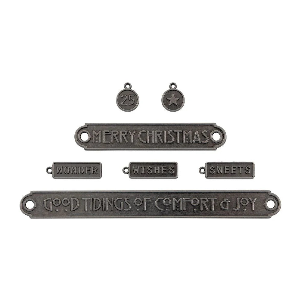 Tim Holtz- Idea-ology - Christmas 2024 - Word Plaques