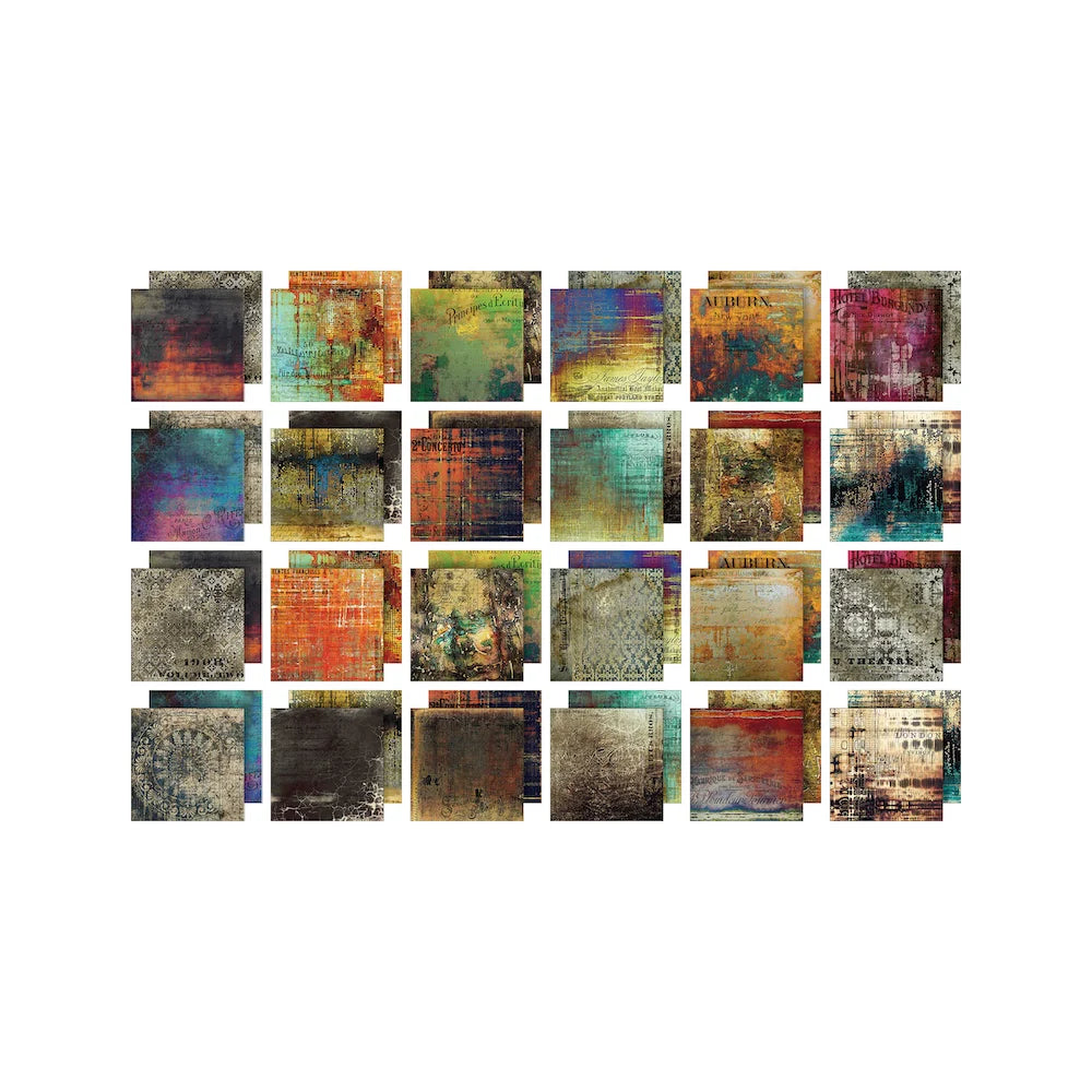 Tim Holtz - Idea-ology - Paper Pad 8x8" - Abandoned - From the Vault 2025