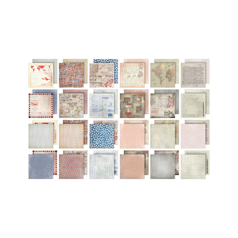 Tim Holtz - Idea-ology - Paper Pad 8x8" - Correspondence - From the Vault 2025