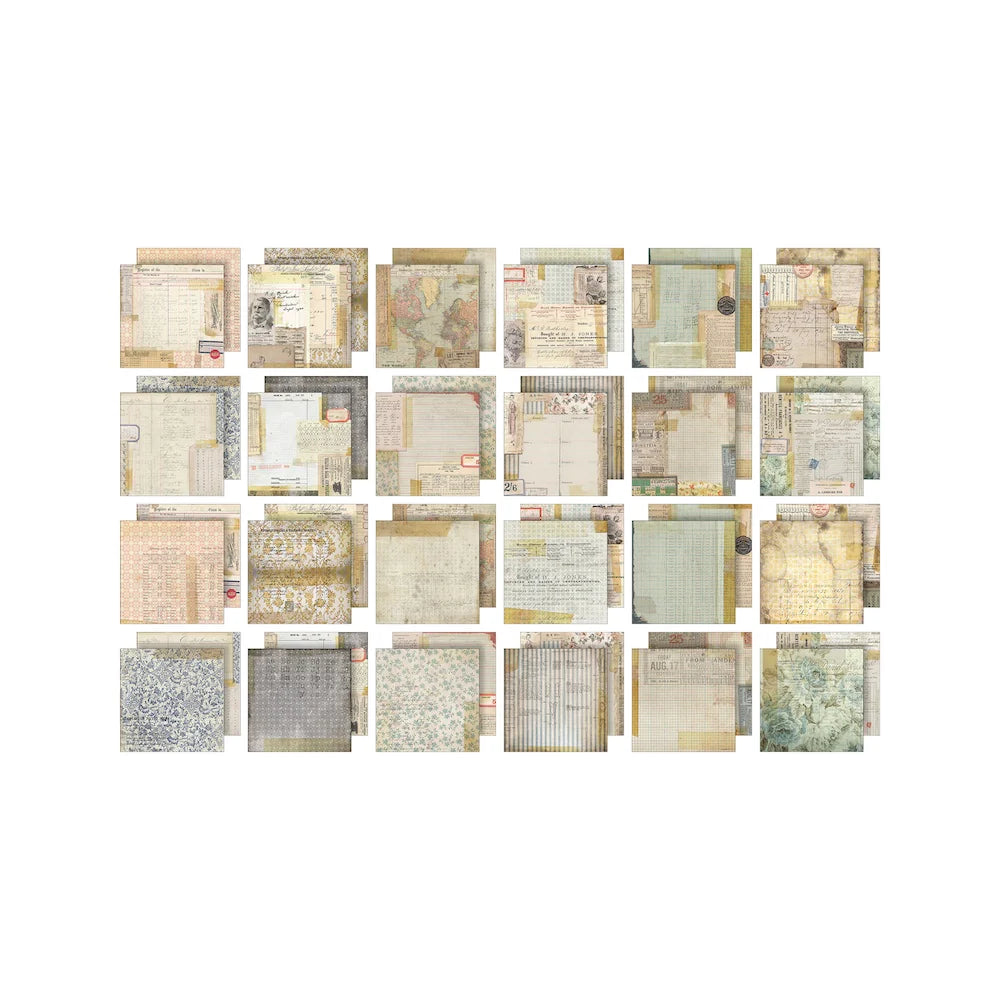 Tim Holtz - Idea-ology - Paper Pad 8x8" - Memoranda - From the Vault 2025
