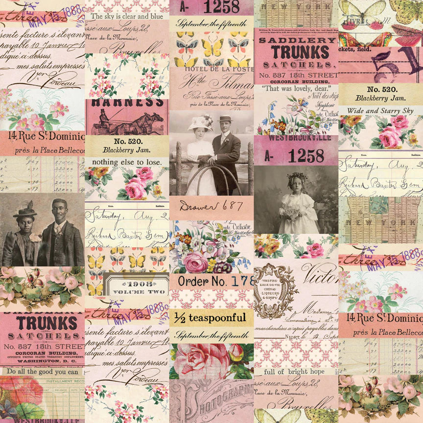 Tim Holtz - Idea-ology - Palette Collection - 12 x 12" - Pink