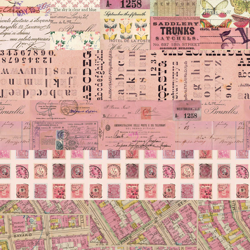 Tim Holtz - Idea-ology - Palette Collection - 12 x 12" - Pink