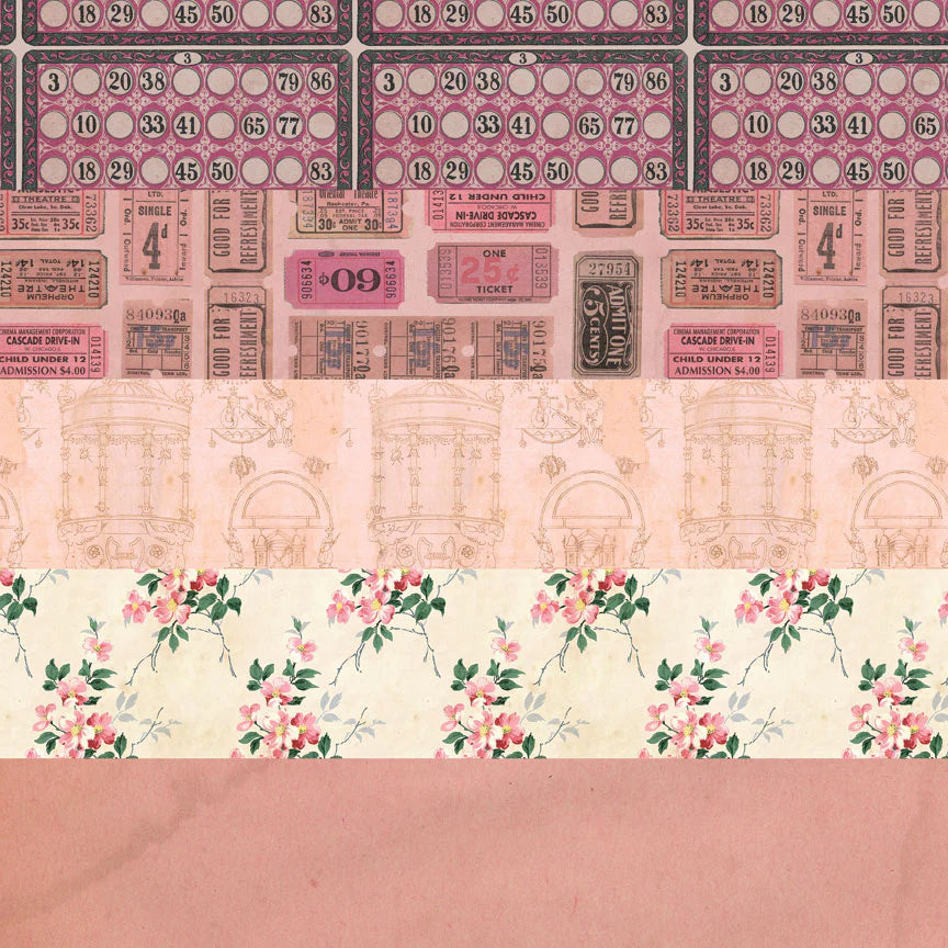 Tim Holtz - Idea-ology - Palette Collection - 12 x 12" - Pink