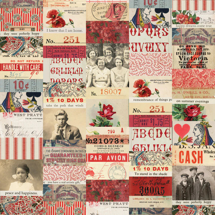 Tim Holtz - Idea-ology - Palette Collection - 8 x 8 " - Red
