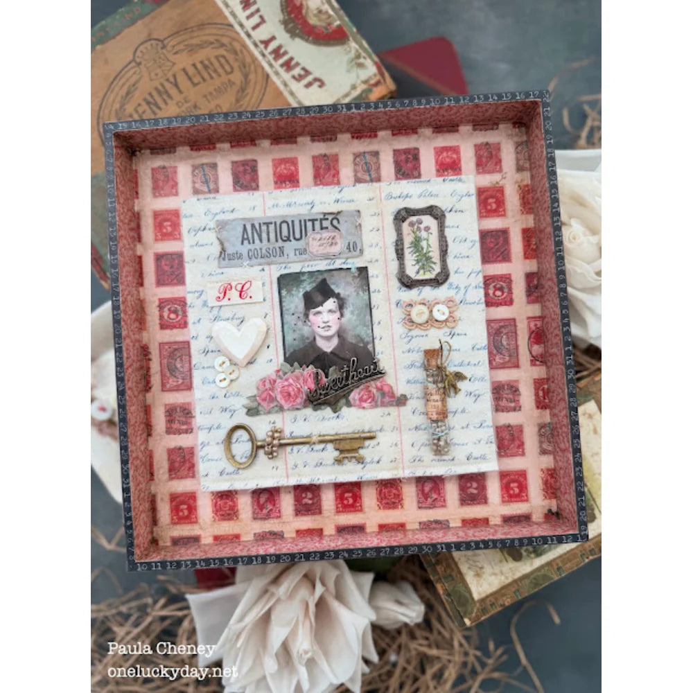 Tim Holtz - Idea-ology - Palette Collection - 8 x 8 " - Red