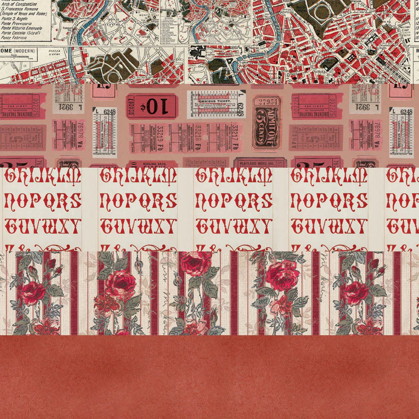 Tim Holtz - Idea-ology - Palette Collection - 8 x 8 " - Red