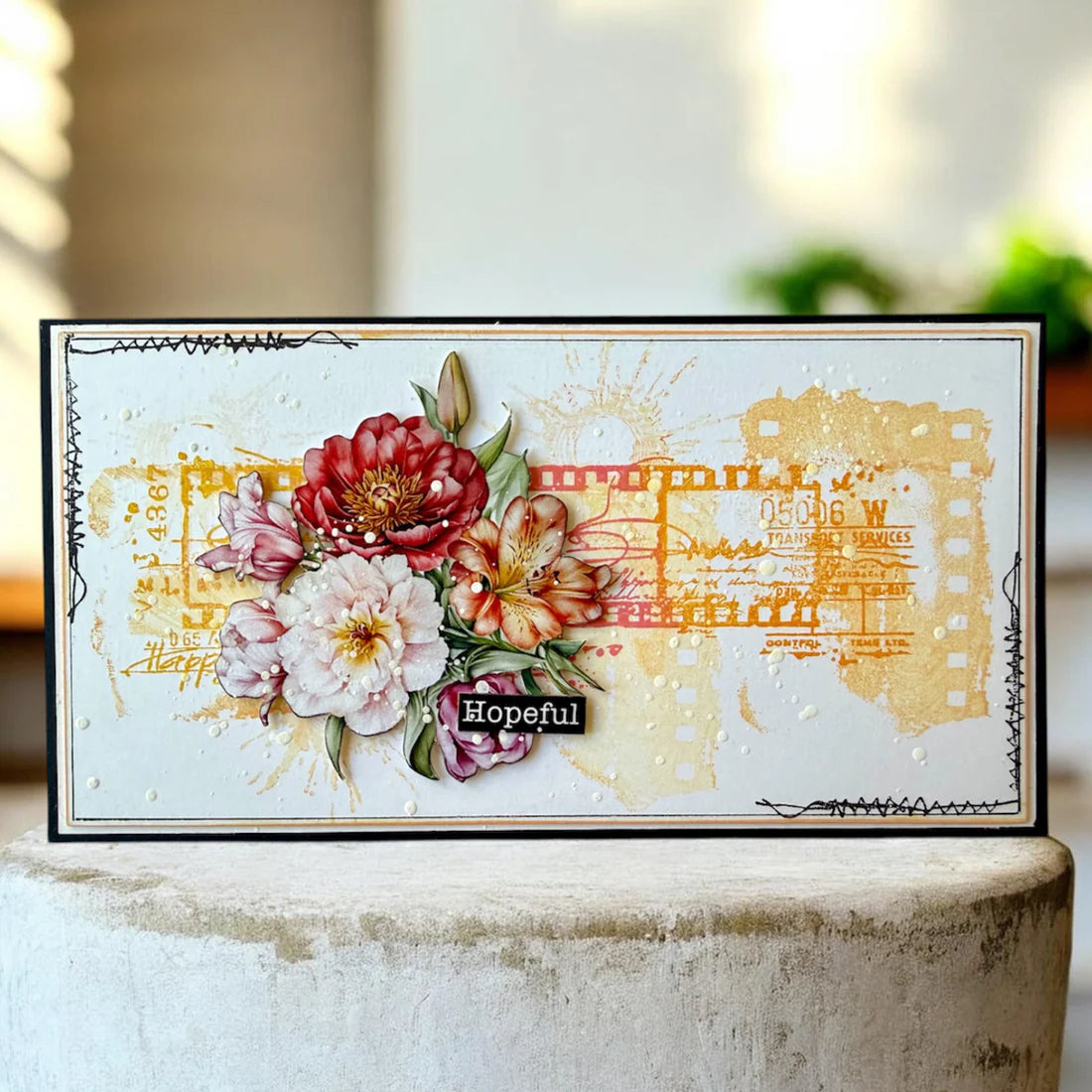 Aall and Create - Clear stamp set -Through the Lens - Splatter Film - A6