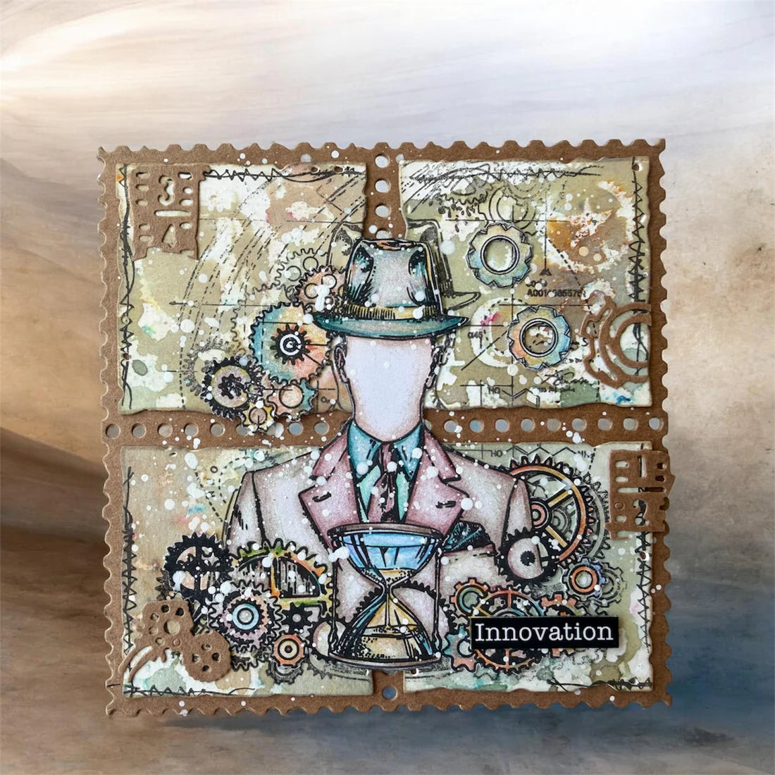 Aall and Create - Clear stamp set - Faceless Time