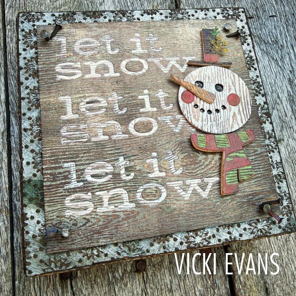 Sizzix - Tim Holtz  - Thinlits - Vault Letter to Santa