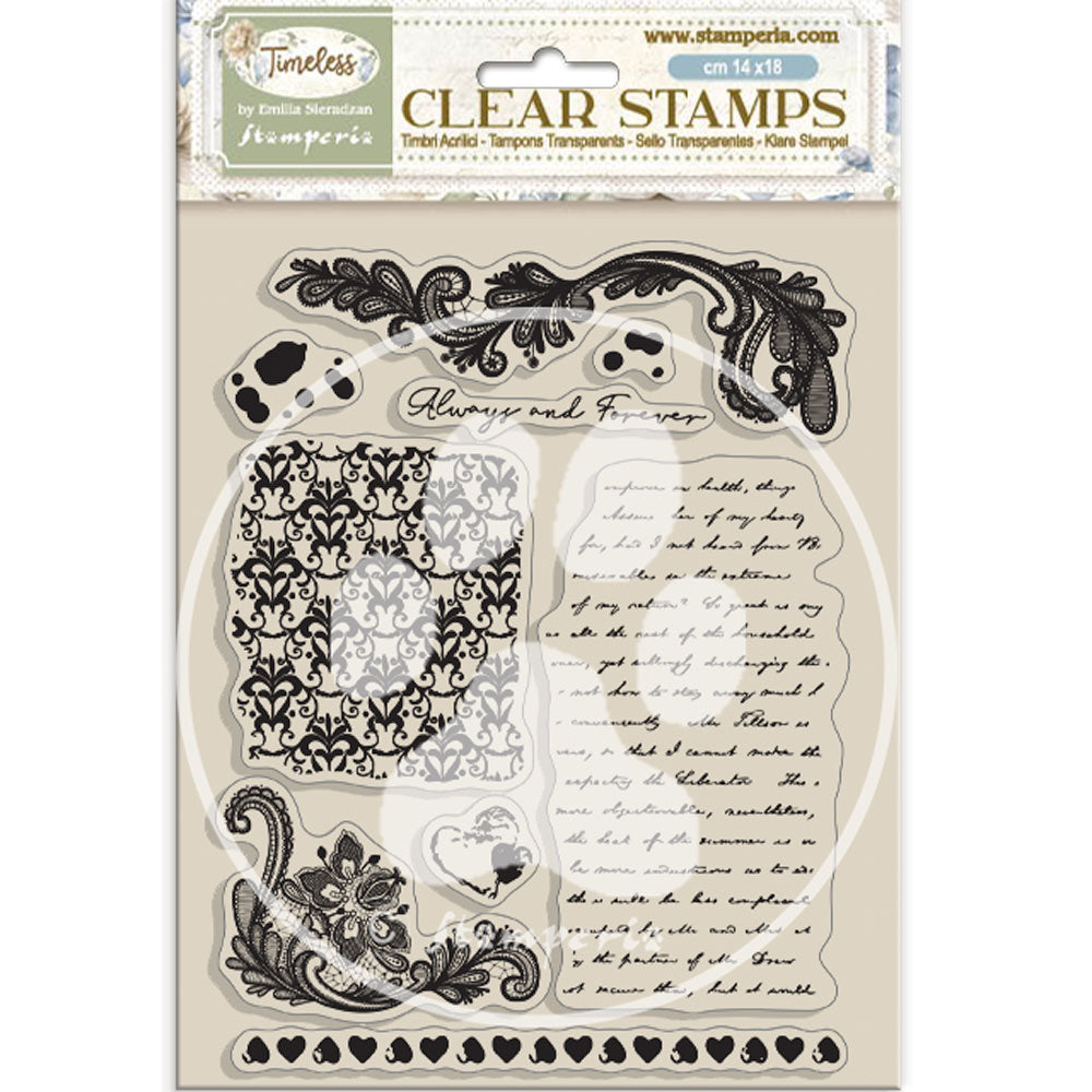 Stamperia - Timeless - Clear Stamp - Backgrounds