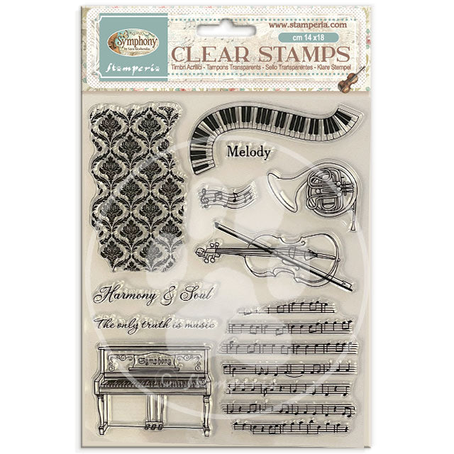 Stamperia - Symphony - 14x18 cm - Clear Stamp