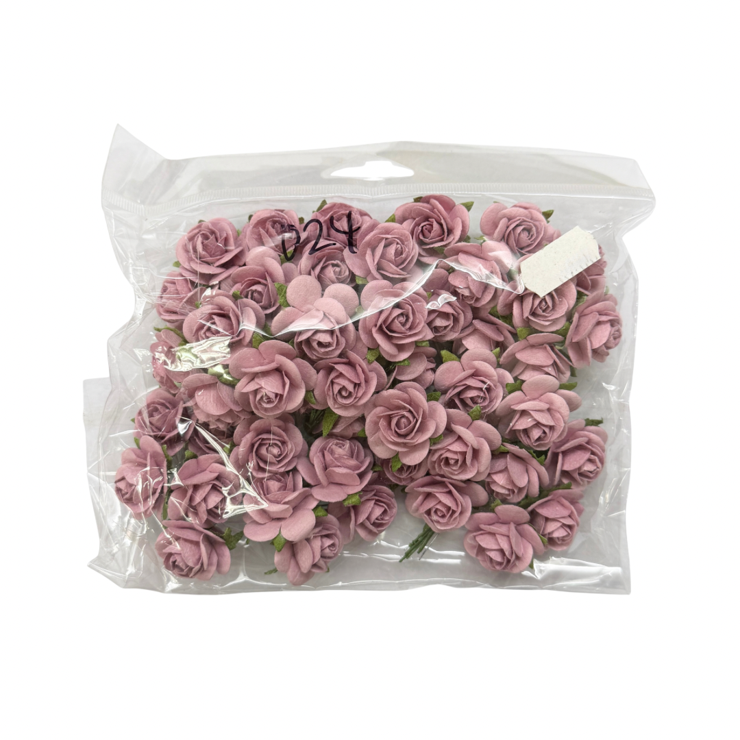 Wild Orchid - Roses  25 mm - Dark Lilac