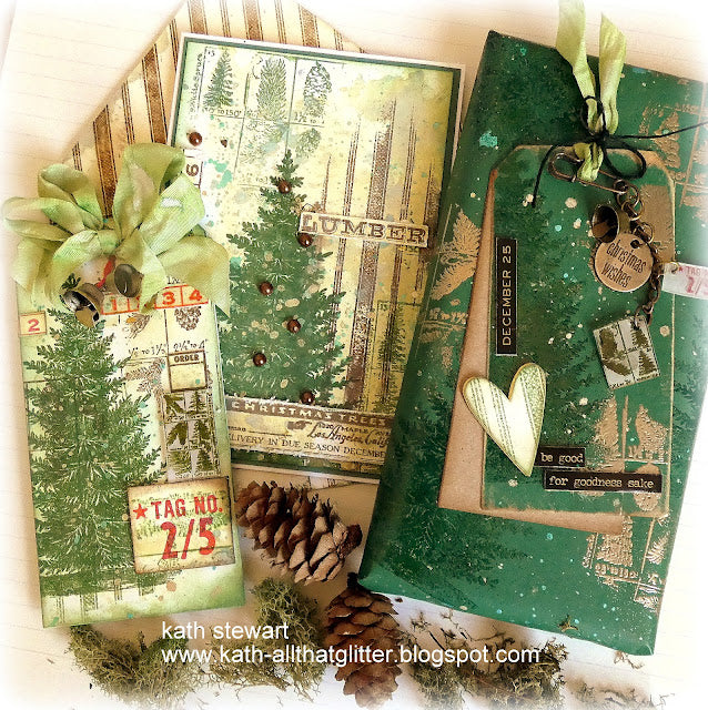 Tim Holtz Collection - Cling Stamps - Winter Woodlands
