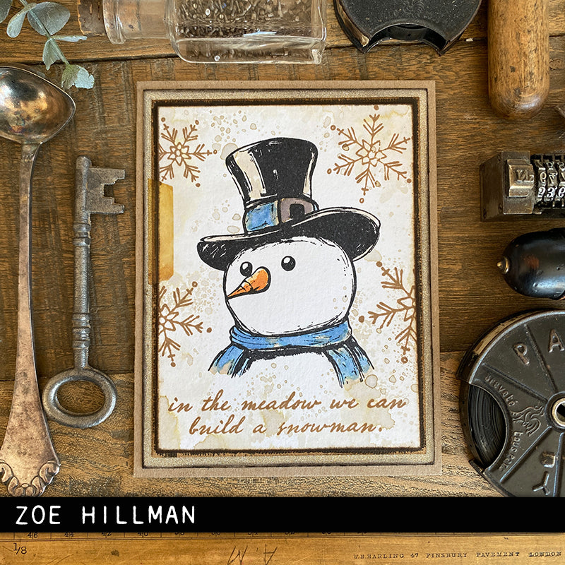 Tim Holtz Collection - Cling Stamps - Mr. Frostie