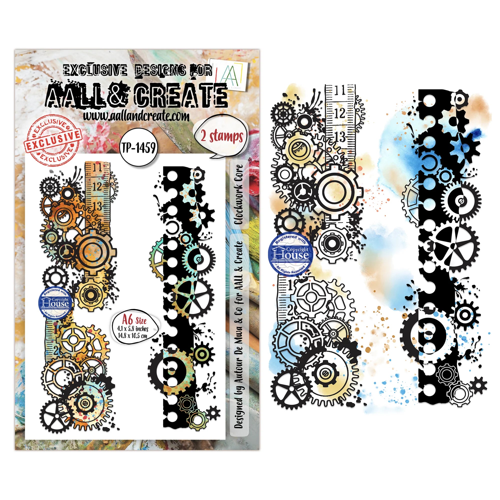 Aall and Create - Clear stamp set - Clockwork Core