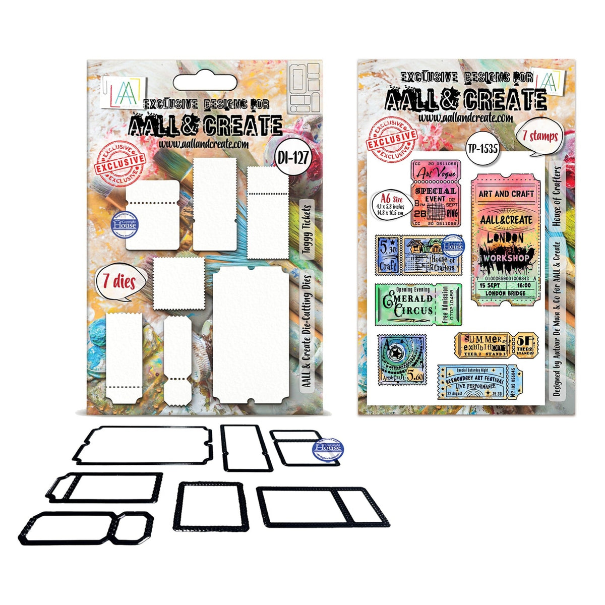 Aall and Create - Dies & Stamps - Universe of Patterns - Little Post Office by Autour De Mwa & Co