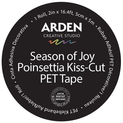 Arden Creative Studio - Season of Joy - Poinsettia Kiss - PET Tape
